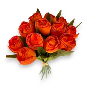 dekoratif-turuncu-lale-demeti-12li-yuksek-kalite-yapay-cicek.