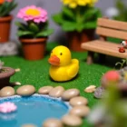 minyatur-sari-ordek-figuru-dekor